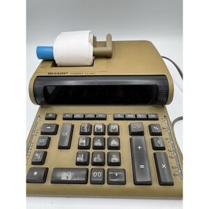 Sharp Compet cs-2850 Printing Calculator Tested Working